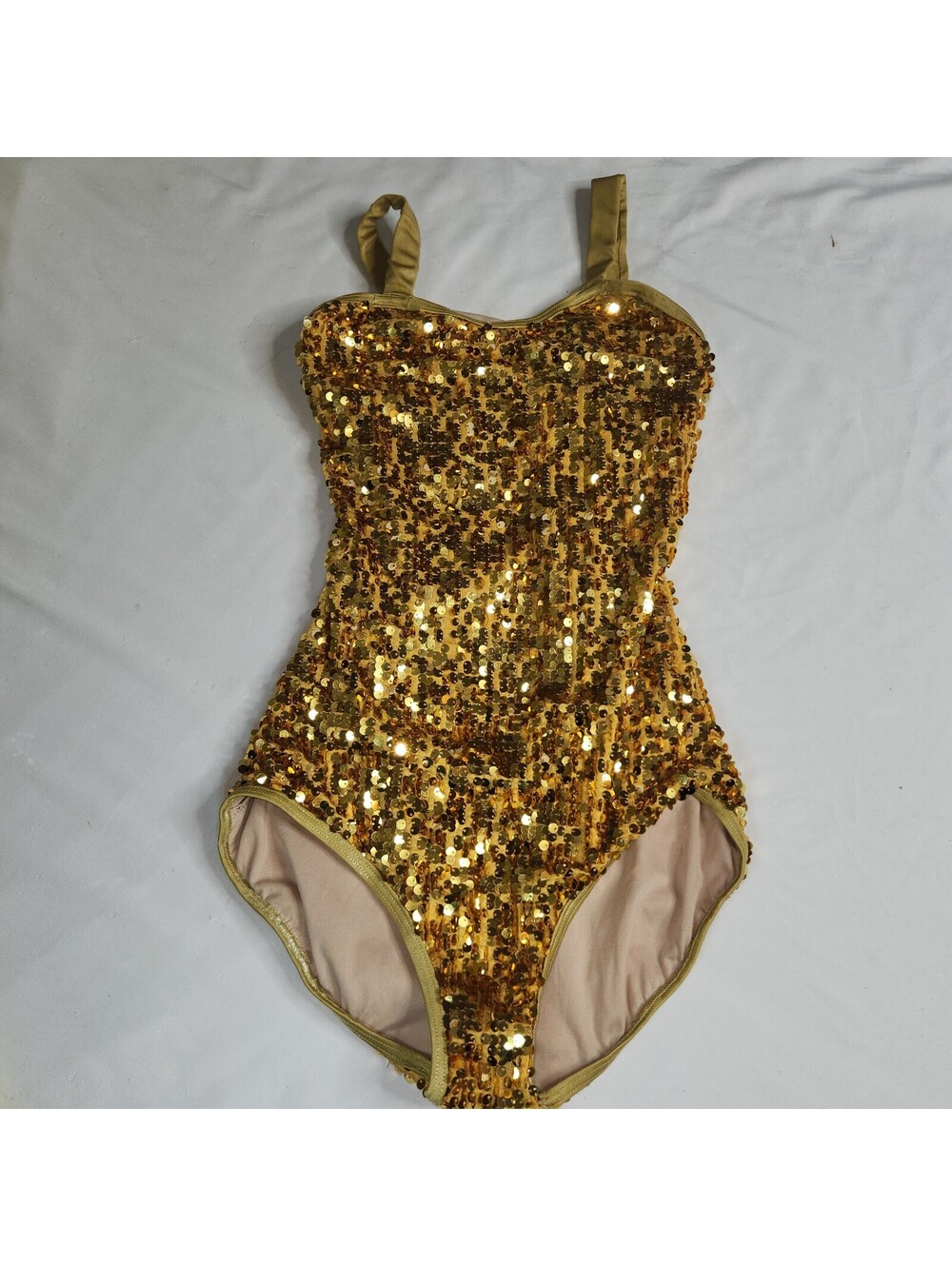 Balera gold sequin dance leotard